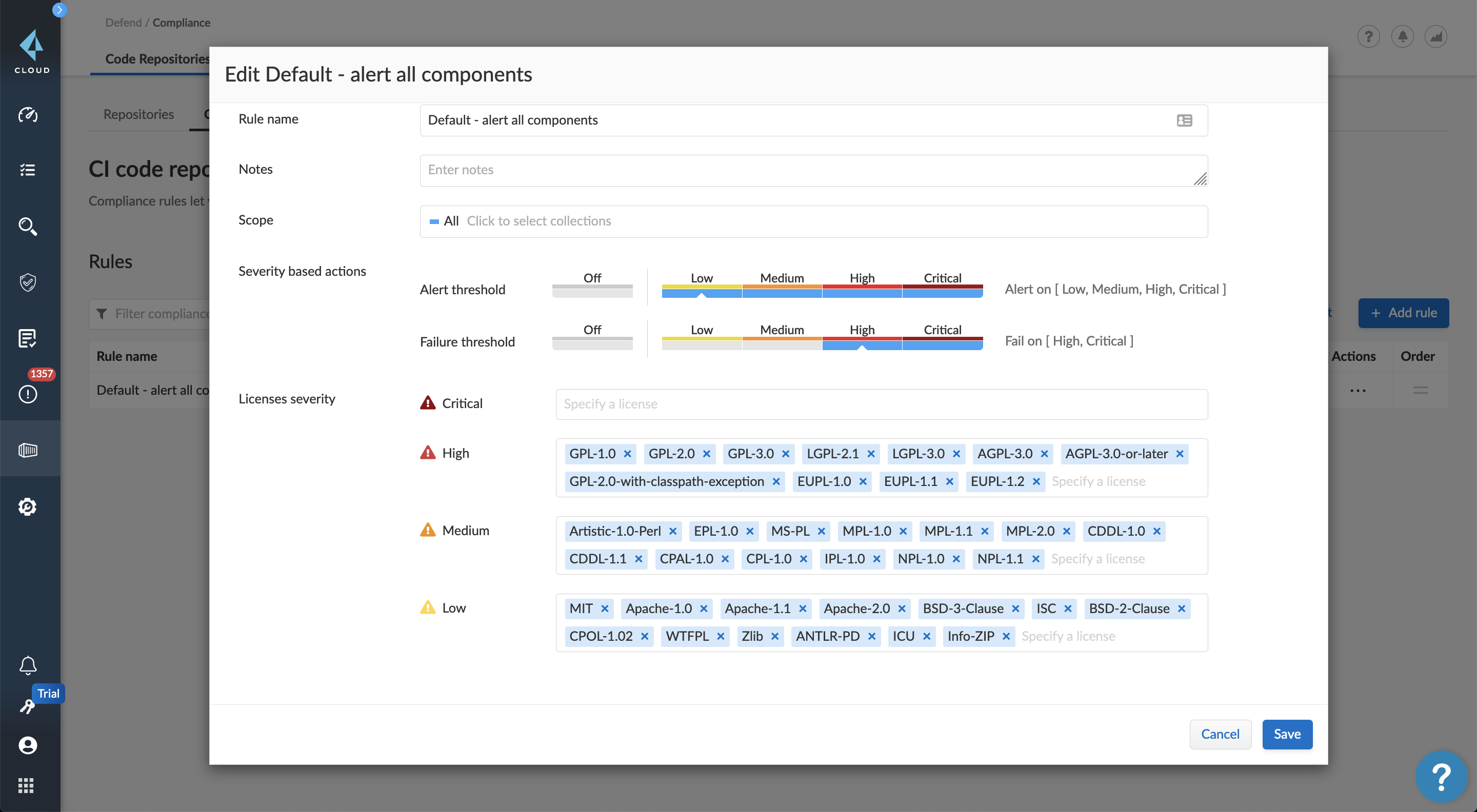 OSSライセンスのコンプライアンス
