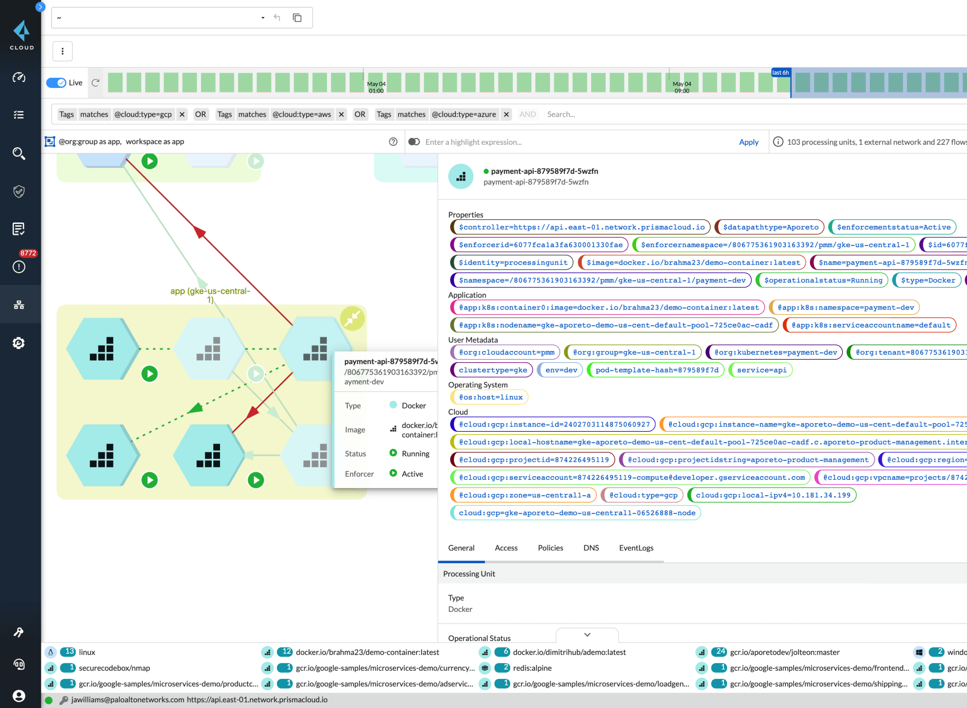 工作负载身份截图