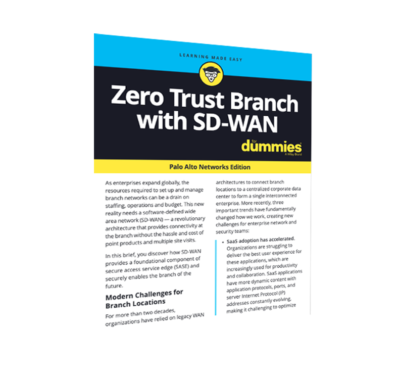 For Dummies：SD-WAN 零信任分支机构。