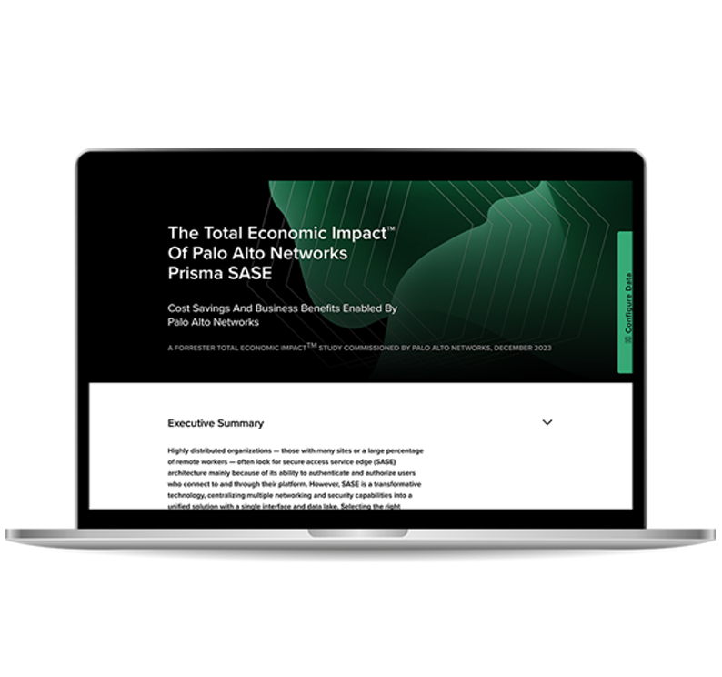 Palo Alto Networks Prisma SASE 的总体经济影响