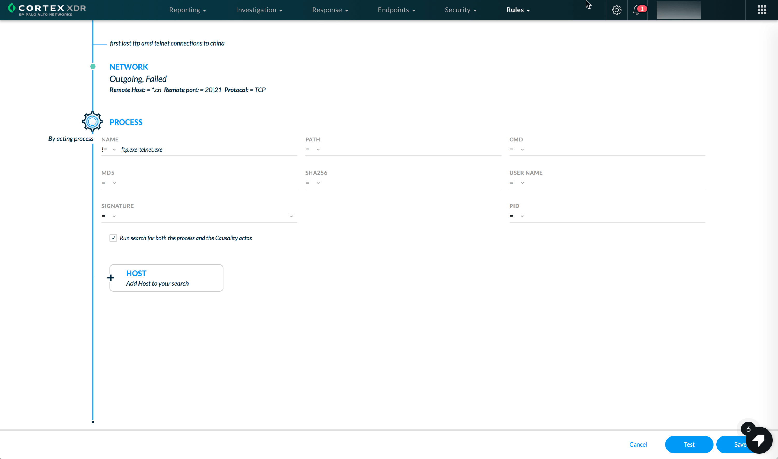 自定义规则创建